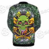 Sugar Skull Magic Mushrooms Psychedelic 2 SED-0868 Button Jacket