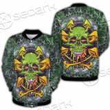 Sugar Skull Magic Mushrooms Psychedelic 2 SED-0868 Button Jacket