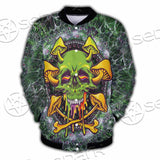 Sugar Skull Magic Mushrooms Psychedelic 2 SED-0868 Button Jacket