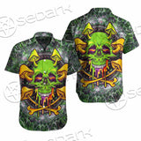 Sugar Skull Magic Mushrooms Psychedelic 2 SED-0868 Shirt Allover