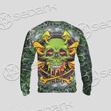 Sugar Skull Magic Mushrooms Psychedelic 2 SED-0868 Unisex Sweatshirt