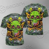 Sugar Skull Magic Mushrooms Psychedelic 2 SED-0868 Unisex T-shirt