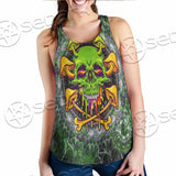 Sugar Skull Magic Mushrooms Psychedelic 2 SED-0868 Women Tank Top