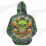 Sugar Skull Magic Mushrooms Psychedelic 2 SED-0868 Hoodie & Zip Hoodie