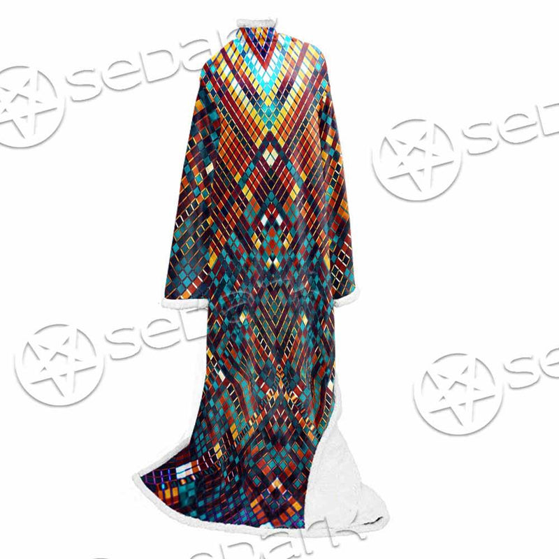 Psychedelic SED-0869 Sleeved Blanket