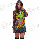 Psychedelic Skull SED-0870 Hoodie Dress