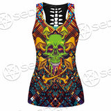 Psychedelic Skull SED-0870 Women Tank Top