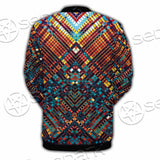Psychedelic Skull SED-0870 Button Jacket