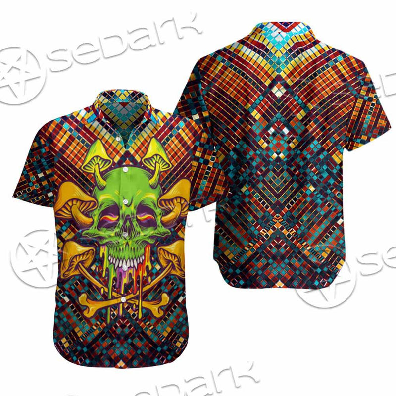 Psychedelic Skull SED-0870 Shirt Allover