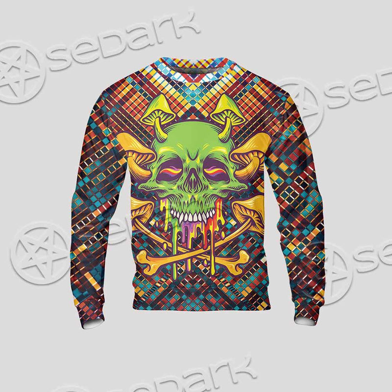 Psychedelic Skull SED-0870 Unisex Sweatshirt