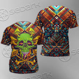 Psychedelic Skull SED-0870 Unisex T-shirt