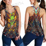 Psychedelic Skull SED-0870 Women Tank Top