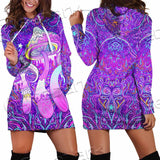 Psychedelic Mushrooms SED-0871 Hoodie Dress