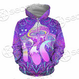 Psychedelic Mushrooms SED-0871 Hoodie & Zip Hoodie