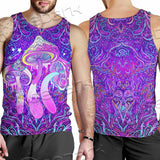 Psychedelic Mushrooms SED-0871 Men Tank-tops