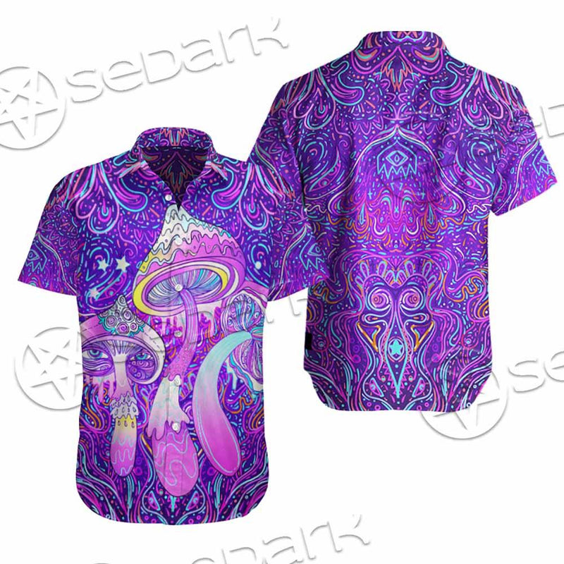 Psychedelic Mushrooms SED-0871 Shirt Allover