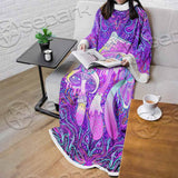 Psychedelic Mushrooms SED-0871 Sleeved Blanket