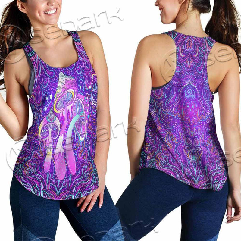 Psychedelic Mushrooms SED-0871 Women Tank Top