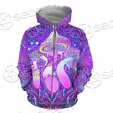 Psychedelic Mushrooms SED-0871 Hoodie & Zip Hoodie