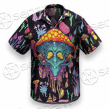 Alien Magic Mushrooms Psychedelic SED-0872 Shirt Allover