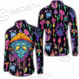 Alien Magic Mushrooms Psychedelic SED-0872 Shirt Allover