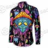 Alien Magic Mushrooms Psychedelic SED-0872 Shirt Allover