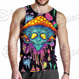 Alien Magic Mushrooms Psychedelic SED-0872 Men Tank-tops