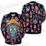 Alien Magic Mushrooms Psychedelic SED-0872 Button Jacket