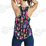 Alien Magic Mushrooms Psychedelic SED-0872 Women Tank Top