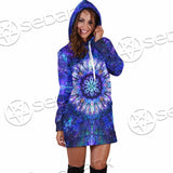 Psychedelic Blue Love SED-0876 Hoodie Dress