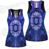 Psychedelic Blue Love SED-0876 Women Tank Top