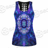 Psychedelic Blue Love SED-0876 Women Tank Top