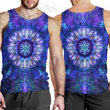 Psychedelic Blue Love SED-0876 Men Tank-tops