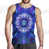 Psychedelic Blue Love SED-0876 Men Tank-tops