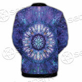 Psychedelic Blue Love SED-0876 Button Jacket