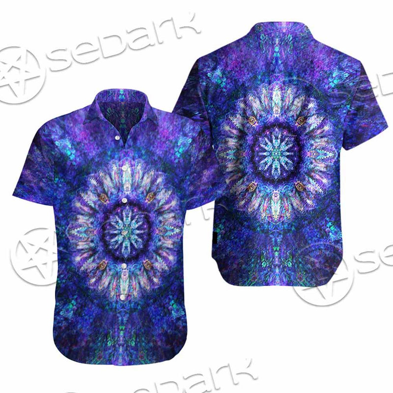 Psychedelic Blue Love SED-0876 Shirt Allover