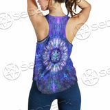 Psychedelic Blue Love SED-0876 Women Tank Top