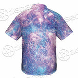 Psychedelic Seamless Magic Mushrooms Over Sacred Geometry SED-0877 Shirt Allover
