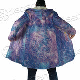Psychedelic Seamless Magic Mushrooms Over Sacred Geometry SED-0877 Cloak
