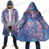 Psychedelic Seamless Magic Mushrooms Over Sacred Geometry SED-0877 Cloak