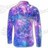 Psychedelic Seamless Magic Mushrooms Over Sacred Geometry SED-0877 Shirt Allover