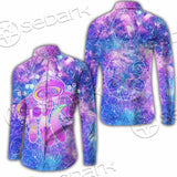 Psychedelic Seamless Magic Mushrooms Over Sacred Geometry SED-0877 Shirt Allover