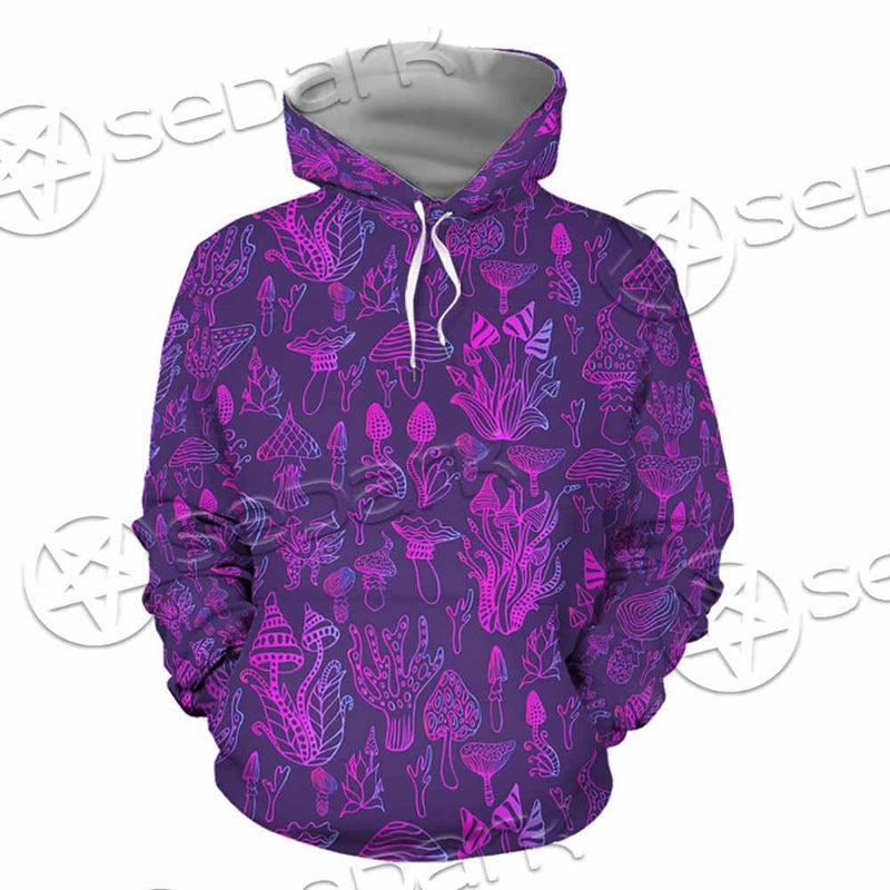 Psychedelic Mushrooms SED-0879 Hoodie & Zip Hoodie