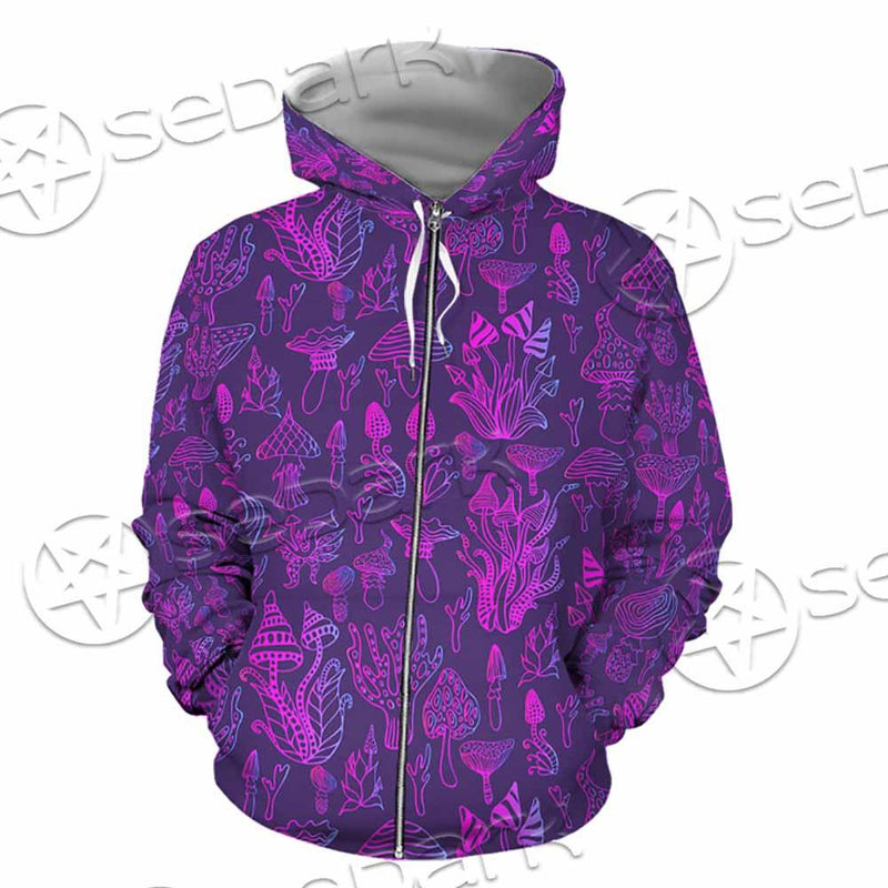 Psychedelic Mushrooms SED-0879 Hoodie & Zip Hoodie