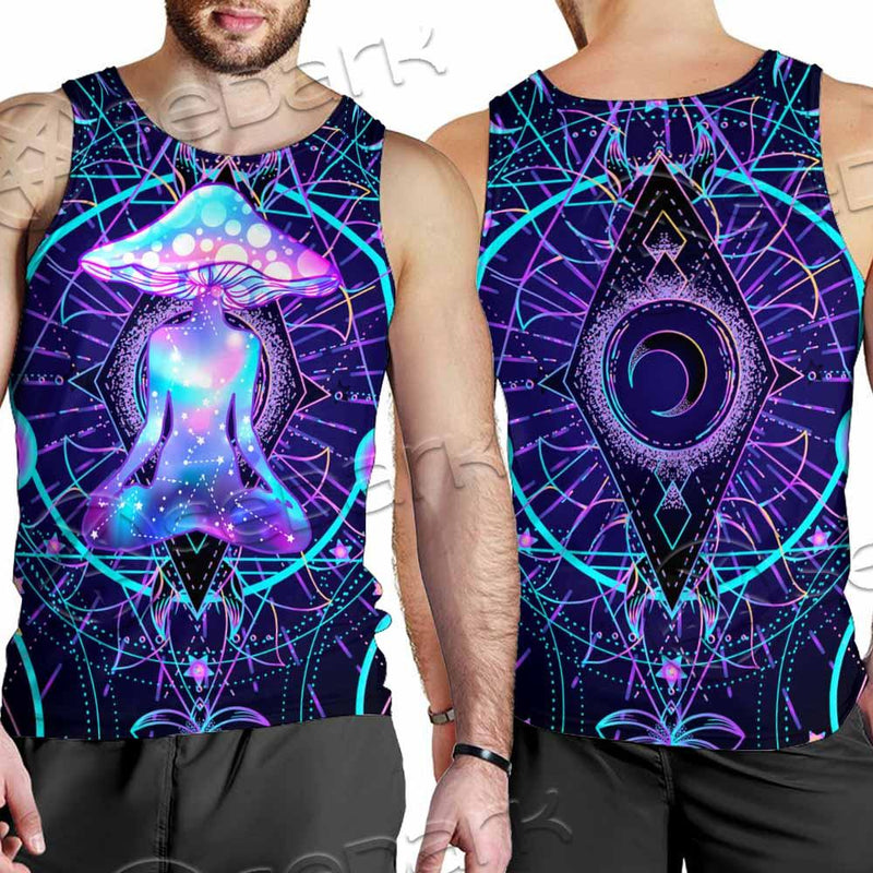Psychedelic Esoteric Art SED-0880 Men Tank-tops