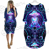 Psychedelic Esoteric Art SED-0880 Batwing Pocket Dress