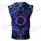 Psychedelic Esoteric Art SED-0880 Zip Sleeveless Hoodie