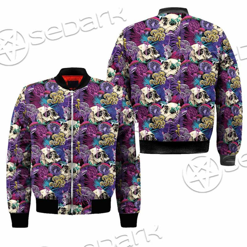 Psychedelic Mushrooms And Skulls SED-0881 Jacket