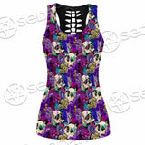 Psychedelic Mushrooms And Skulls SED-0881 Women Tank Top