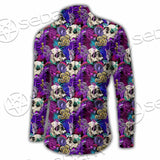 Psychedelic Mushrooms And Skulls SED-0881 Shirt Allover